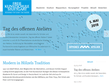 Tablet Screenshot of freie-kunstschule.de